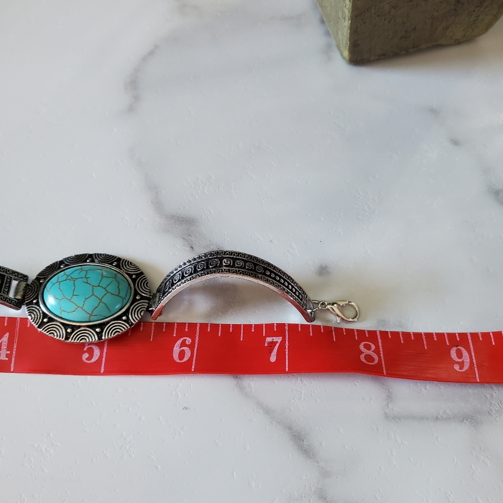 Silver Tone & Turquoise Bracelet π₯3βfor $24π₯ - Picture 10 of 14